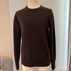 Uniqlo 100% Cashmere Sweater, Brown, Size M, Good Condition